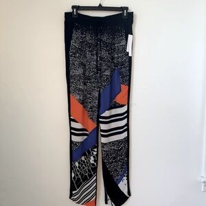 Twelfth Street Cynthia Vincent Artsy Geo Drawstring Pants